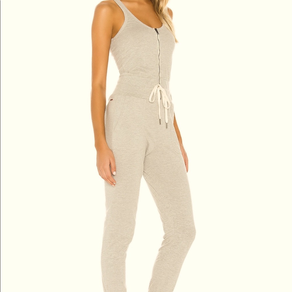 Heather grey jumpsuit